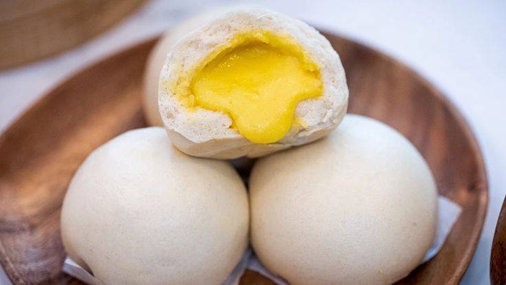 Steamed Creamy Custard Bun 流沙包（4pcs）